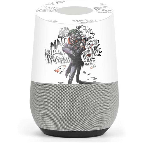 DC Comics The Joker Brilliantly Twisted Google Home Skin